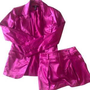 Forever 21 Pink Two-Piece Mini Skirt Cocktail